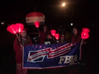 FBLA members at Light Up Night